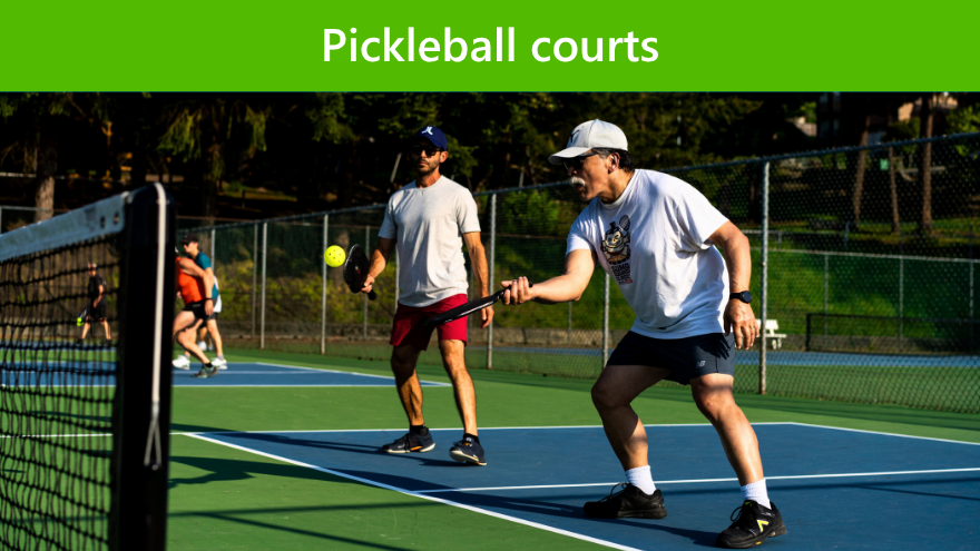 Pickleball courts