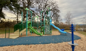 Accessible features at new playground